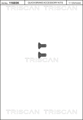 Skrutka brzdového kotúča TRISCAN