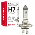Amio Halogénová žiarovka H7 12V 55W UV filter ...