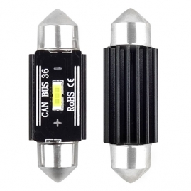 LED žiarovky CANBUS 1860 1SMD UltraBright Festoon C5W C10W C3W 36mm White 12V/24V