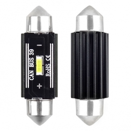 LED žiarovky CANBUS 1860 1SMD UltraBright Festoon C5W C10W C3W 39mm White 12V/24V
