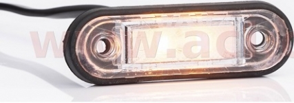 PV Obrysové svelo LED oválne oranžové (85x27mm) ...