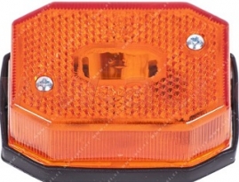 PV Obrysové svetlo obdĺžnikové oranžové (65x42mm) pre žiarovku C5W