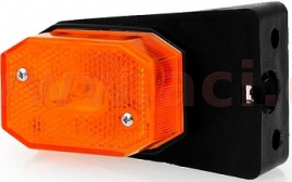 PV Obrysové svetlo obdĺžnikové oranžové (140x65mm) pre žiarovku C5W s držiakom