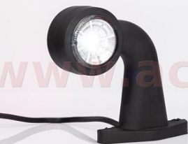 PV Obrysové svetlo LED (118x45mm) kombinácia 2v1 s gumovým držiakom, kábel 0,5m