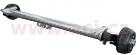 PV Náprava KNOTT GB 13 (1350kg) rozstup pätiek 1300mm (4x100) kované ramená Originál