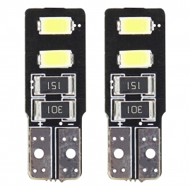 LED žiarovky CANBUS 4SMD 5730 T10 (W5W) White