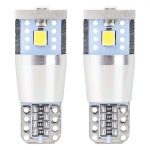 LED žiarovky CANBUS 3SMD 2835 T10e (W5W) ALU White ...