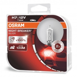 Halogénové žiarovky Osram H7 12V NIGHT BREAKER SILVER +100% 2 ks