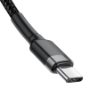 Kábel USB-C na USB-C Baseus Cafule PD 2.0, QC 3.0, 60W, 2m