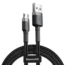 Kábel USB to micro USB Cafule 2.0A 3m black&gray Baseus