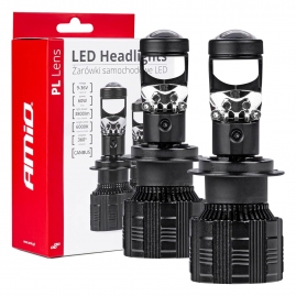 LED žiarovky hlavného svietenia H7 PL Lens séria AMiO-03668