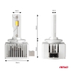 LED žiarovky hlavného svietenia D1S/D1R D-Basic Series AMiO-03626