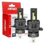LED žiarovky X4-series AVIATOR H4 6500K max 44W AMIO-03763